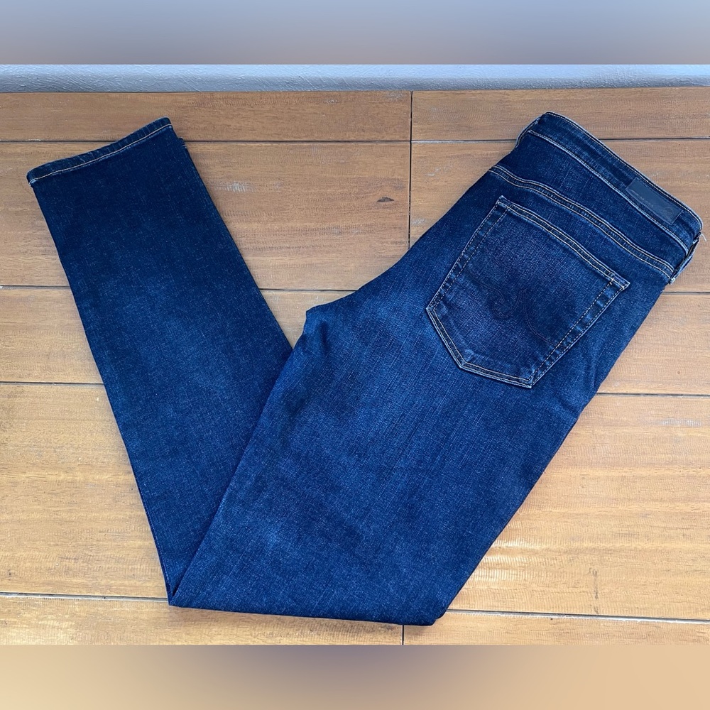 AG Prima Mid Rise Cigarette Jeans Slim Straight Dark Wash Sz 32 30 Inch Inseam - Picture 8 of 15